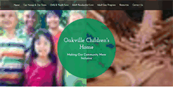 Desktop Screenshot of oakvillechildrenshomes.com